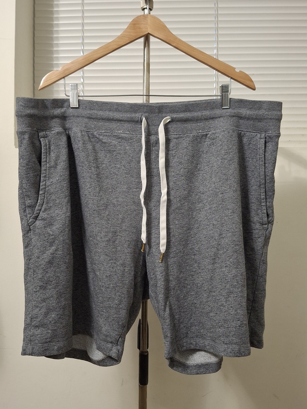 Joe Fresh Essentials Men's Heather Grey Fleece Sweat Shorts Size XXL